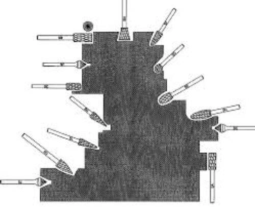 metal grinding drill bit Versatile Application
