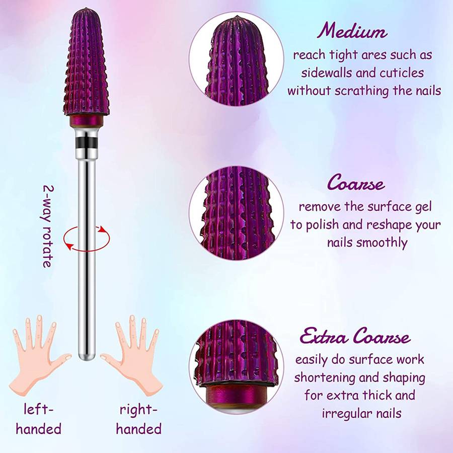 Left Handed Nail Drill Bit